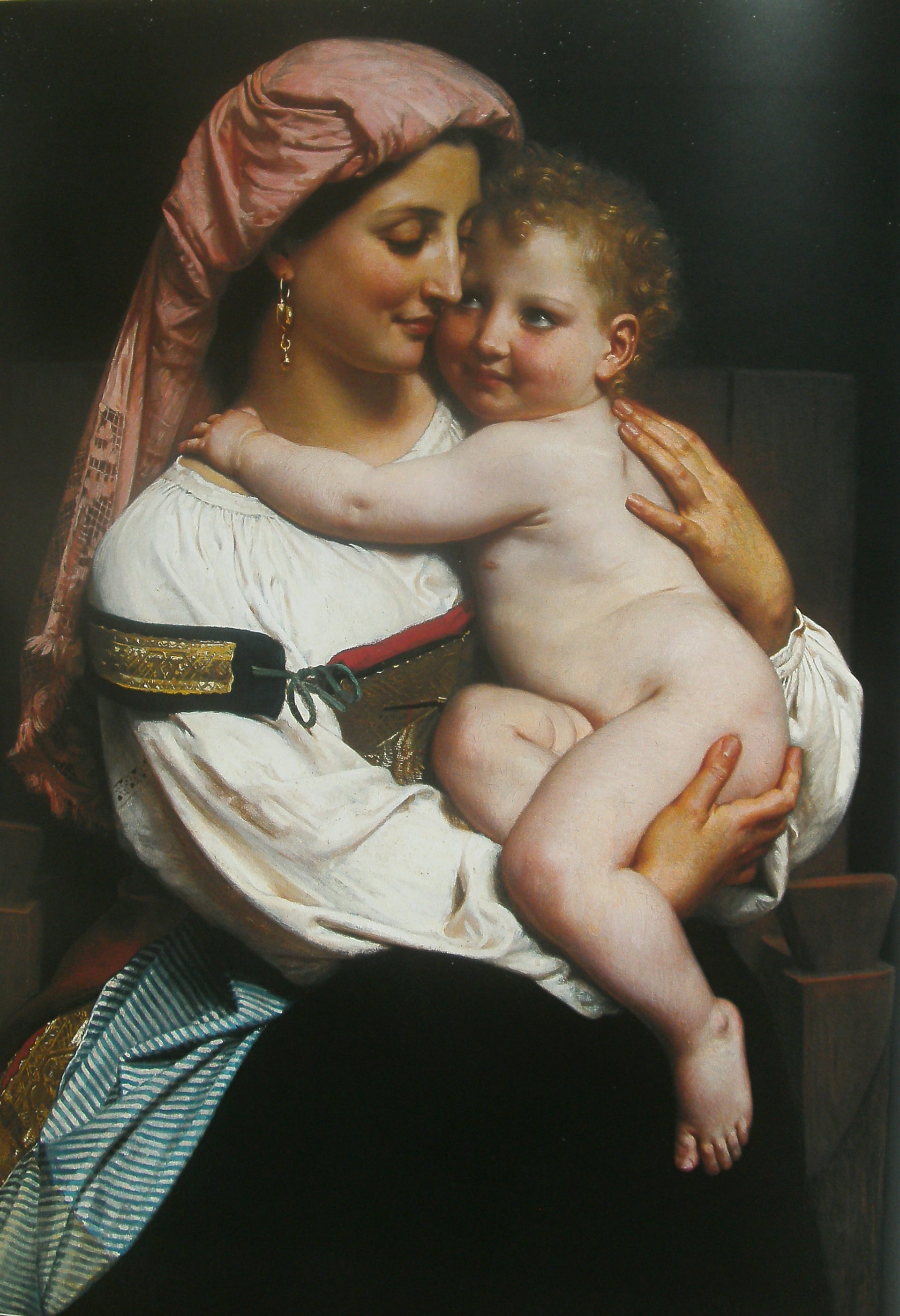 La Femme de Cervara et son enfant de William-Adolphe Bouguereau