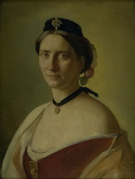 Das Bild der Künstlerin, Alma Bloch, geborene Trepka - Carl Heinrich Bloch