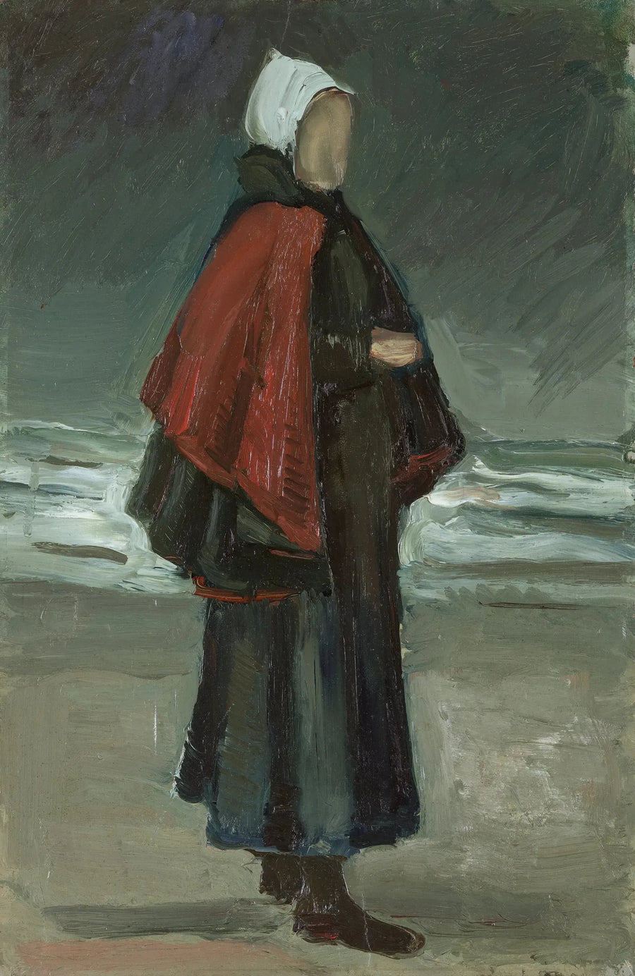 Die Frau des Fischers am Strand - Vincent van Gogh