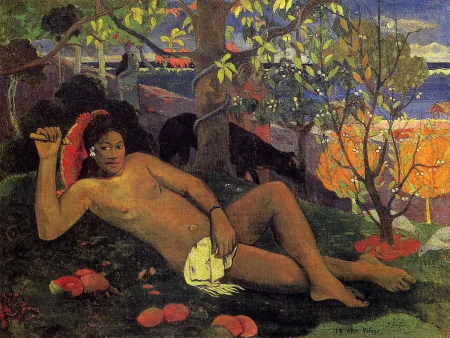 Die Frau des Königs - Paul Gauguin