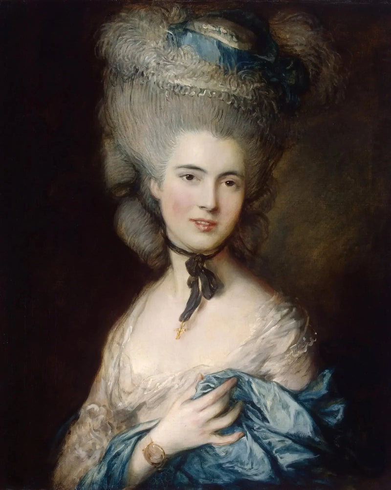 Die Frau in Blau - Thomas Gainsborough
