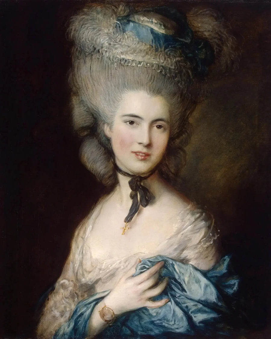 Die Frau in Blau - Thomas Gainsborough