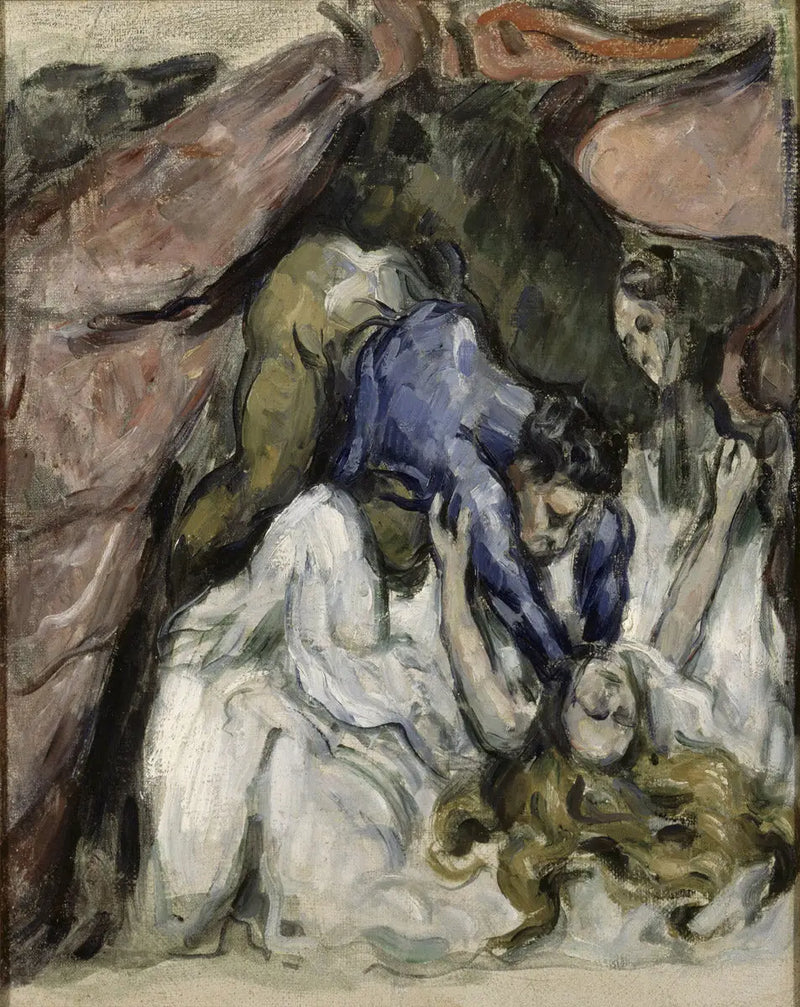 Die erdrosselte Frau - Paul Cézanne