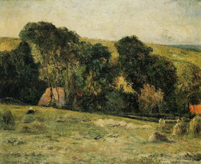 Die Heuernte bei Dieppe - Paul Gauguin
