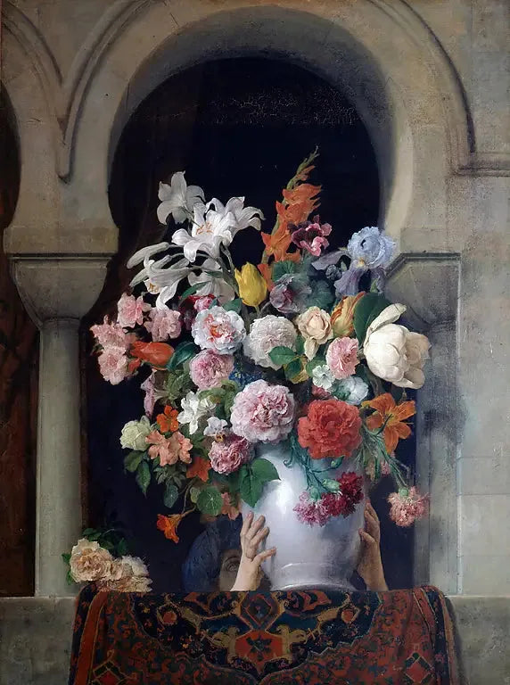 Die Fenster des Harems - Francesco Hayez