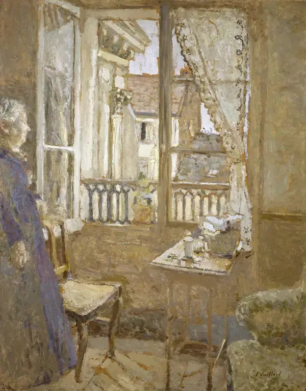 Das offene Fenster - Édouard Vuillard