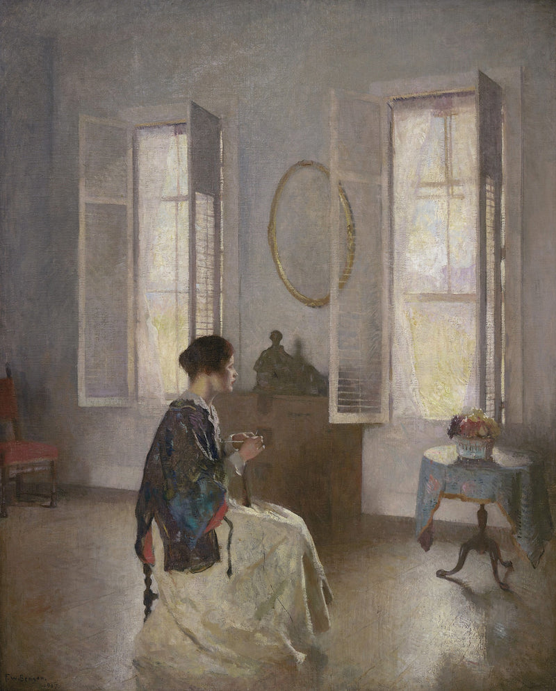 Das offene Fenster - Frank Weston Benson