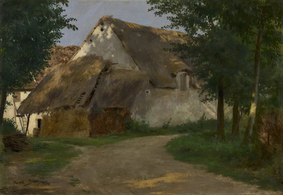 Der Bauernhof, am Eingang des Waldes - Rosa Bonheur