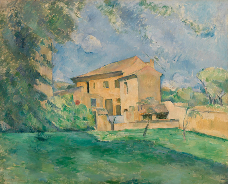 Der Bauernhof am Jas de Bouffan - Paul Cézanne
