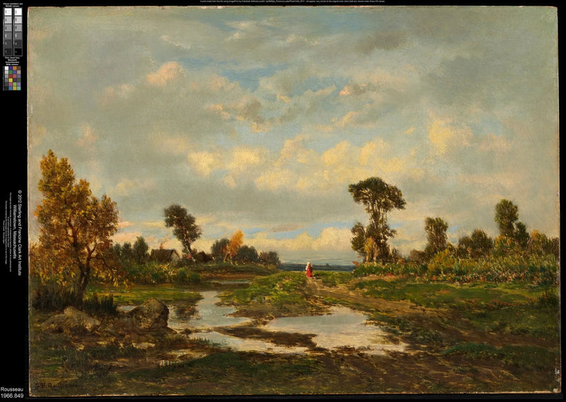 La Ferme (Chalet en bordure de marais) - Théodore Rousseau