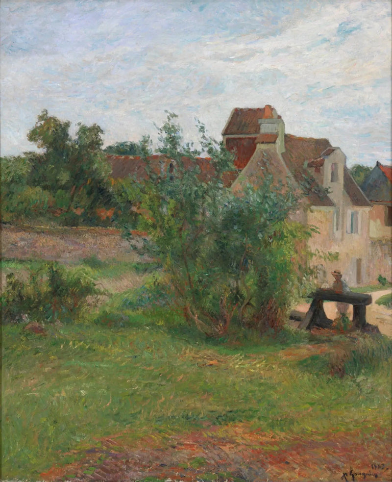 Der Bauernhof von Busagny in Osny - Paul Gauguin