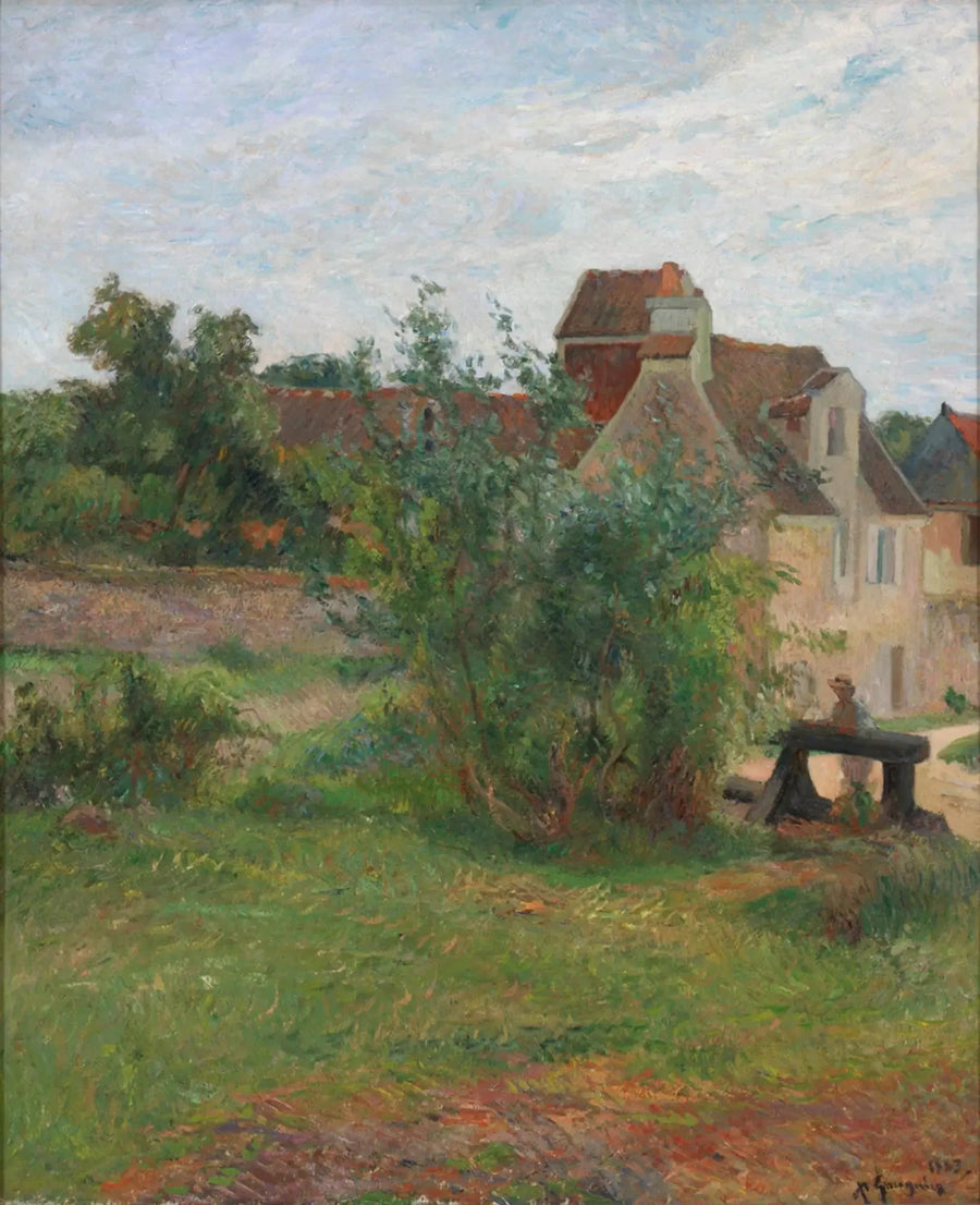 Der Bauernhof von Busagny in Osny - Paul Gauguin