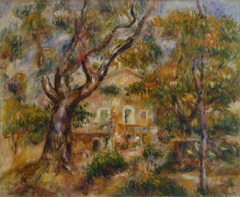 Der Bauernhof der Collettes, Cagnes - Pierre-Auguste Renoir