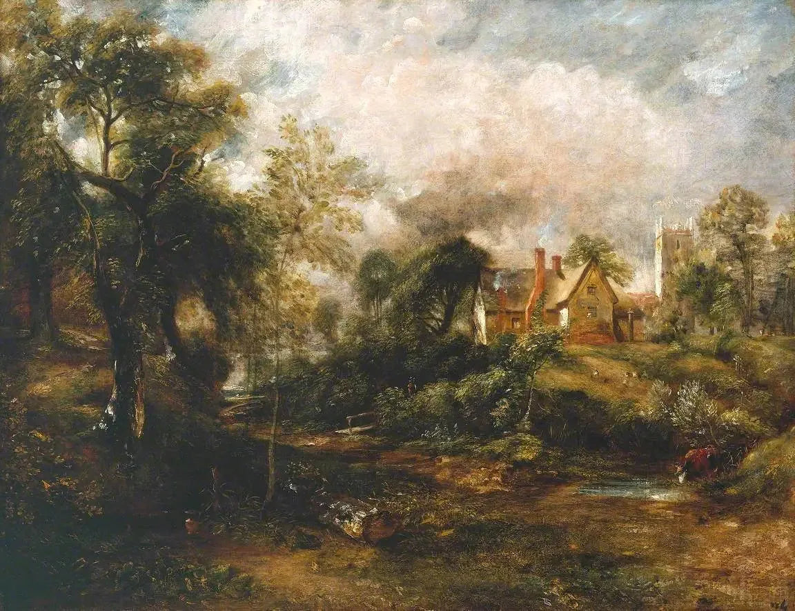 La ferme Glebe - John Constable image 1 copie peinte à la main à l’huile