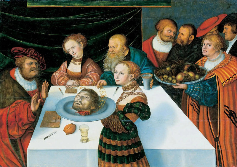 Das Fest des Herodes - Lucas Cranach der Ältere