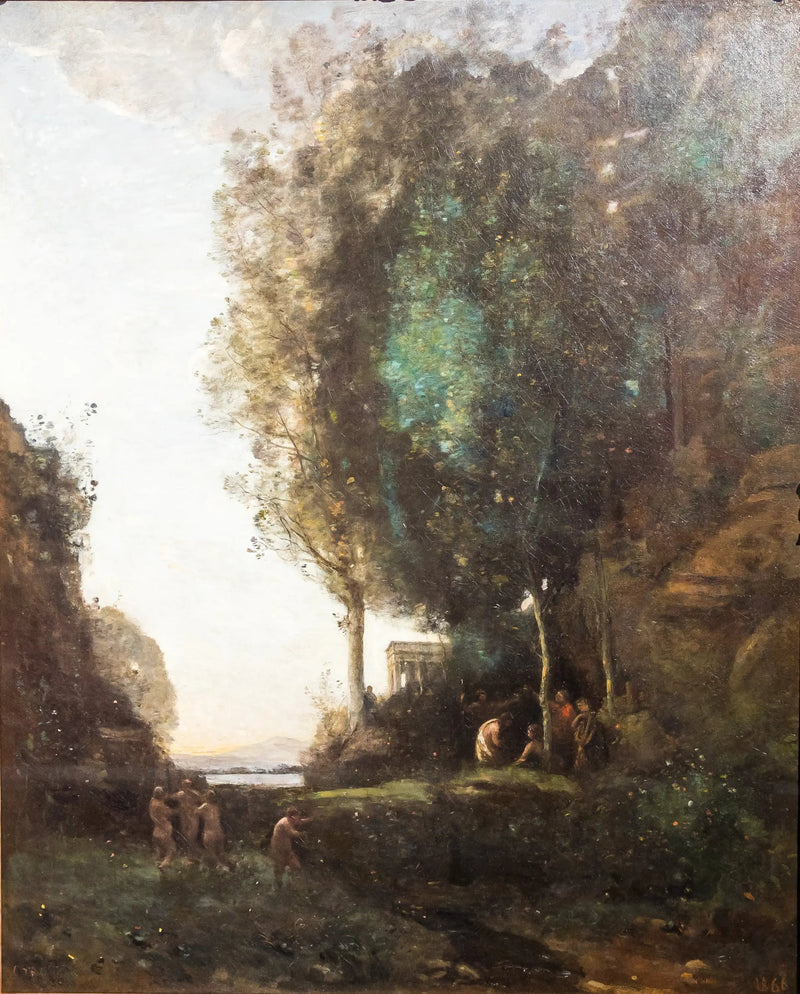 Bacchus Fest (Der Abend) - Jean-Baptiste Camille Corot