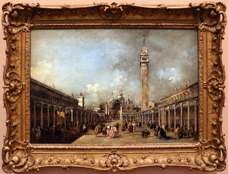 Das Pfingstfest auf dem Markusplatz - Francesco Guardi