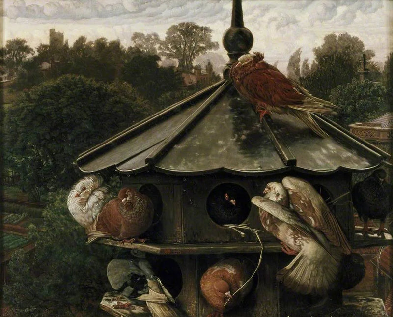 Das Fest des Heiligen Swithin (Der Taubenschlag) - William Holman Hunt