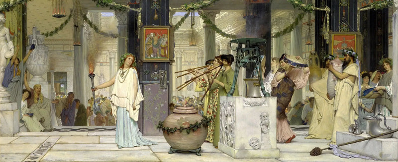 Die Vintage-Feier - Lawrence Alma-Tadema