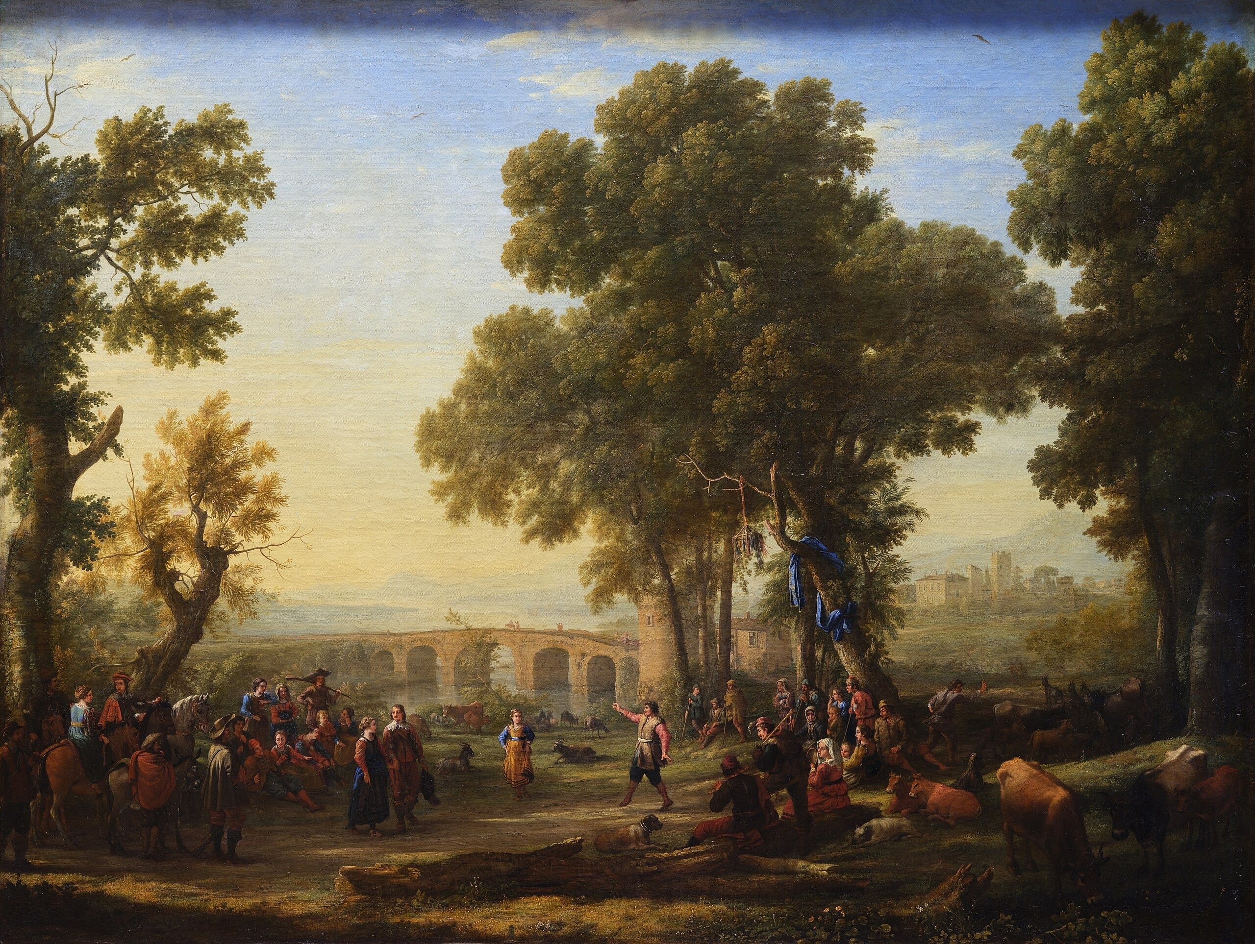 La Fête villageoise - Claude Lorrain - Alpha Reproduction