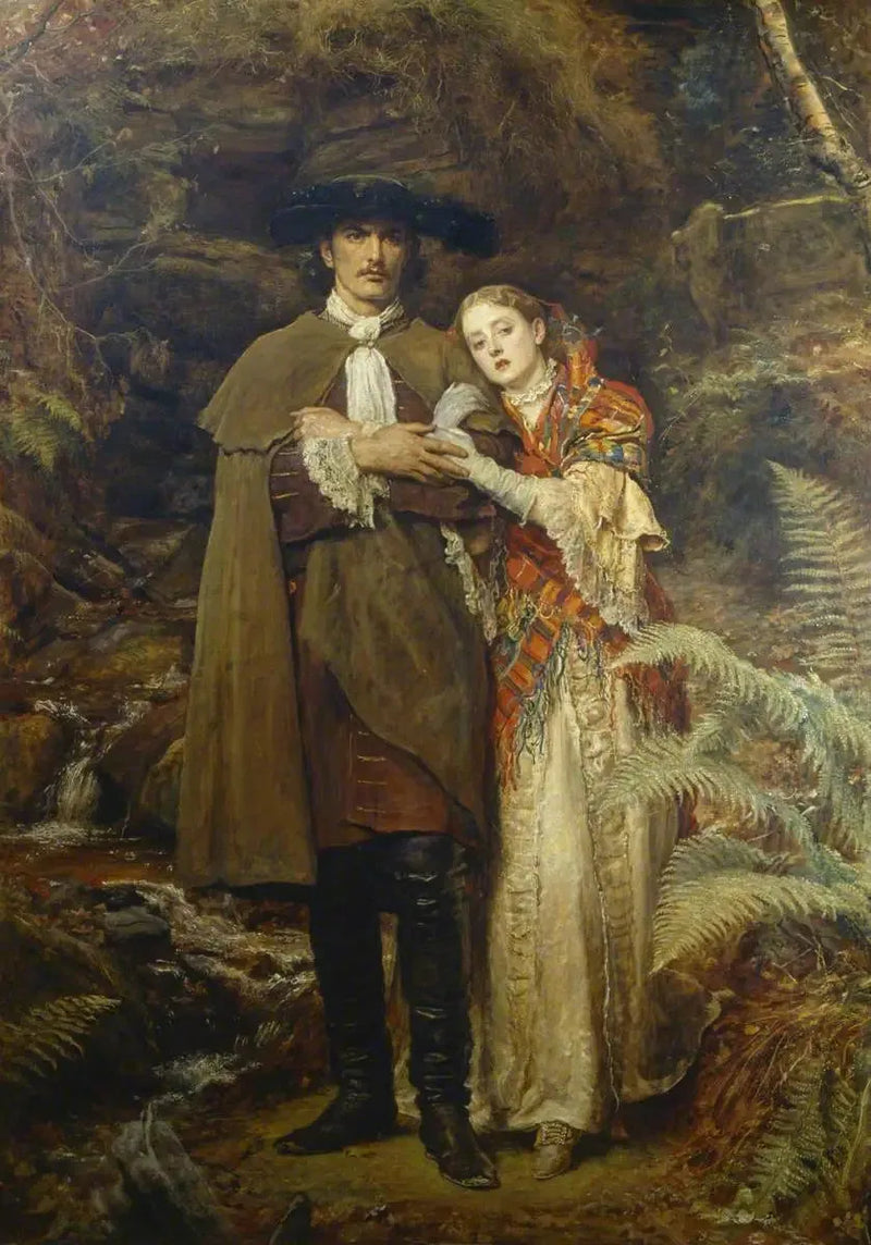 Die Verlobte von Lammermoor - John Everett Millais