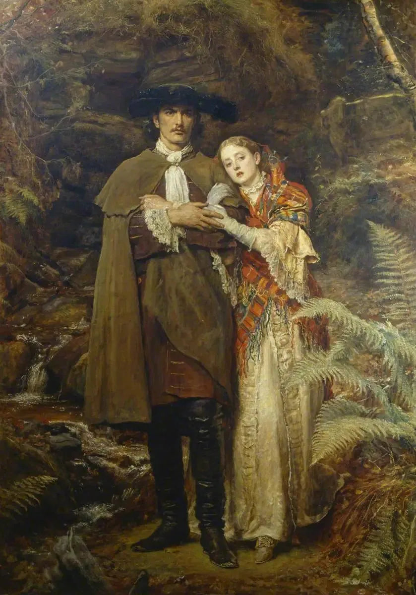 Die Verlobte von Lammermoor - John Everett Millais