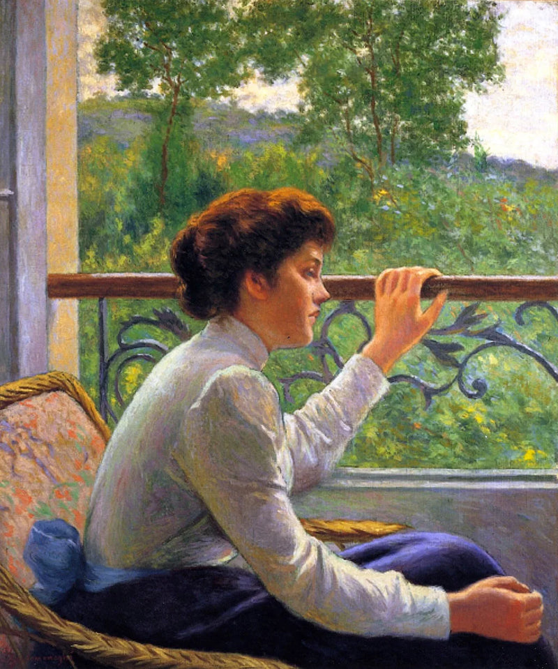 Das Mädchen am Fenster - Federico Zandomeneghi