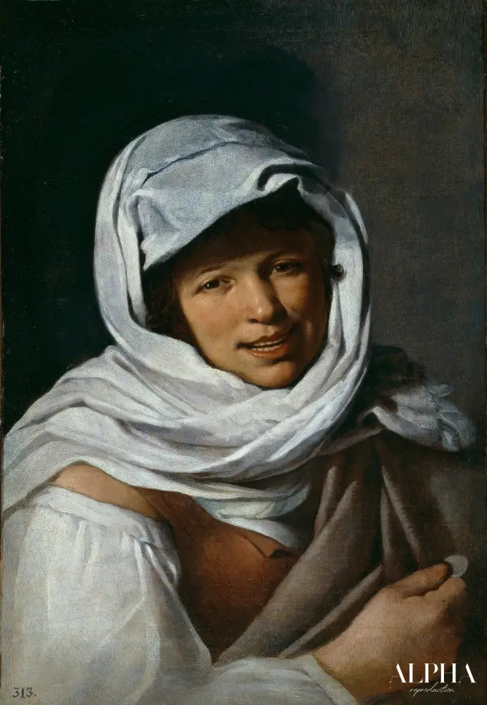 La fille à la pièce de monnaie - Bartolomé Esteban Murillo - Reproductions de tableaux et peintures haut de gamme