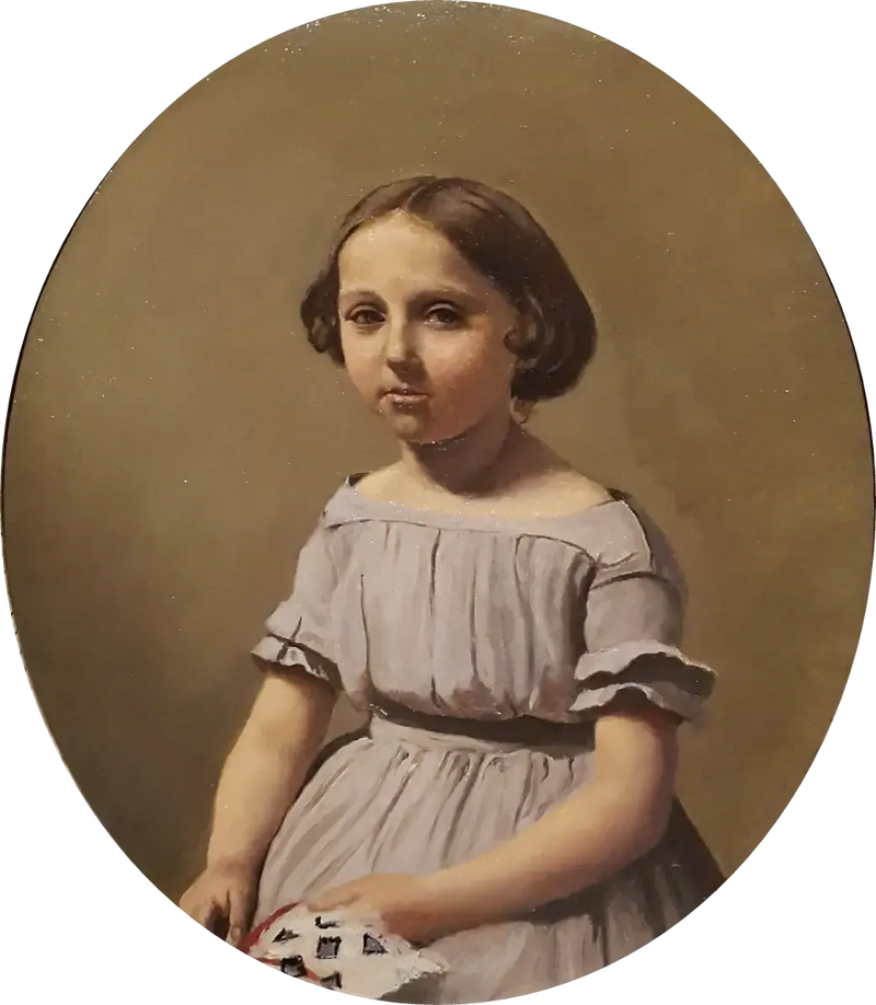 Die älteste Tochter von Herrn Edouard Delalain - Jean-Baptiste Camille Corot