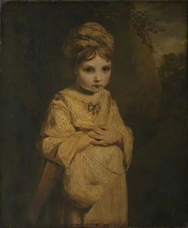 Das Mädchen mit Erdbeeren - Joshua Reynolds