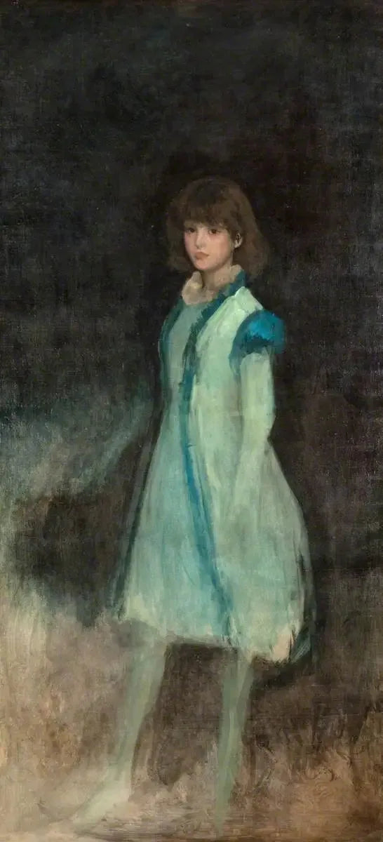 Das blaue Mädchen: Connie Gilchrist - James Abbott McNeill Whistler