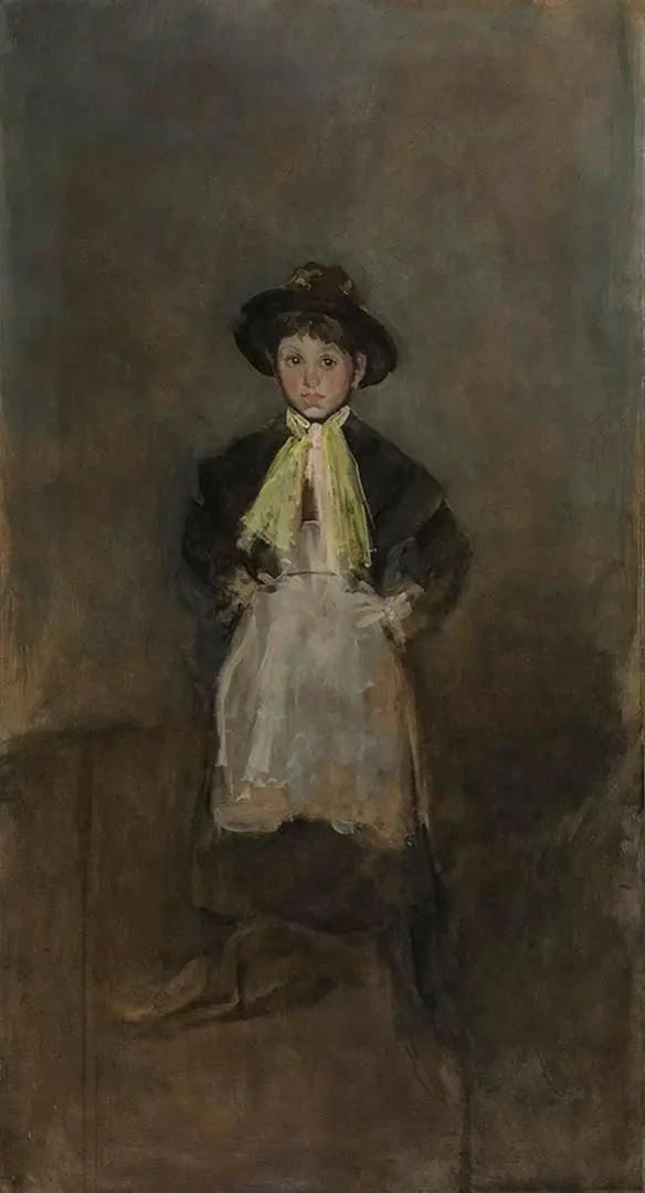 La fille de Chelsea - James Abbott McNeill Whistler image 1 copie de tableau peinte à la main