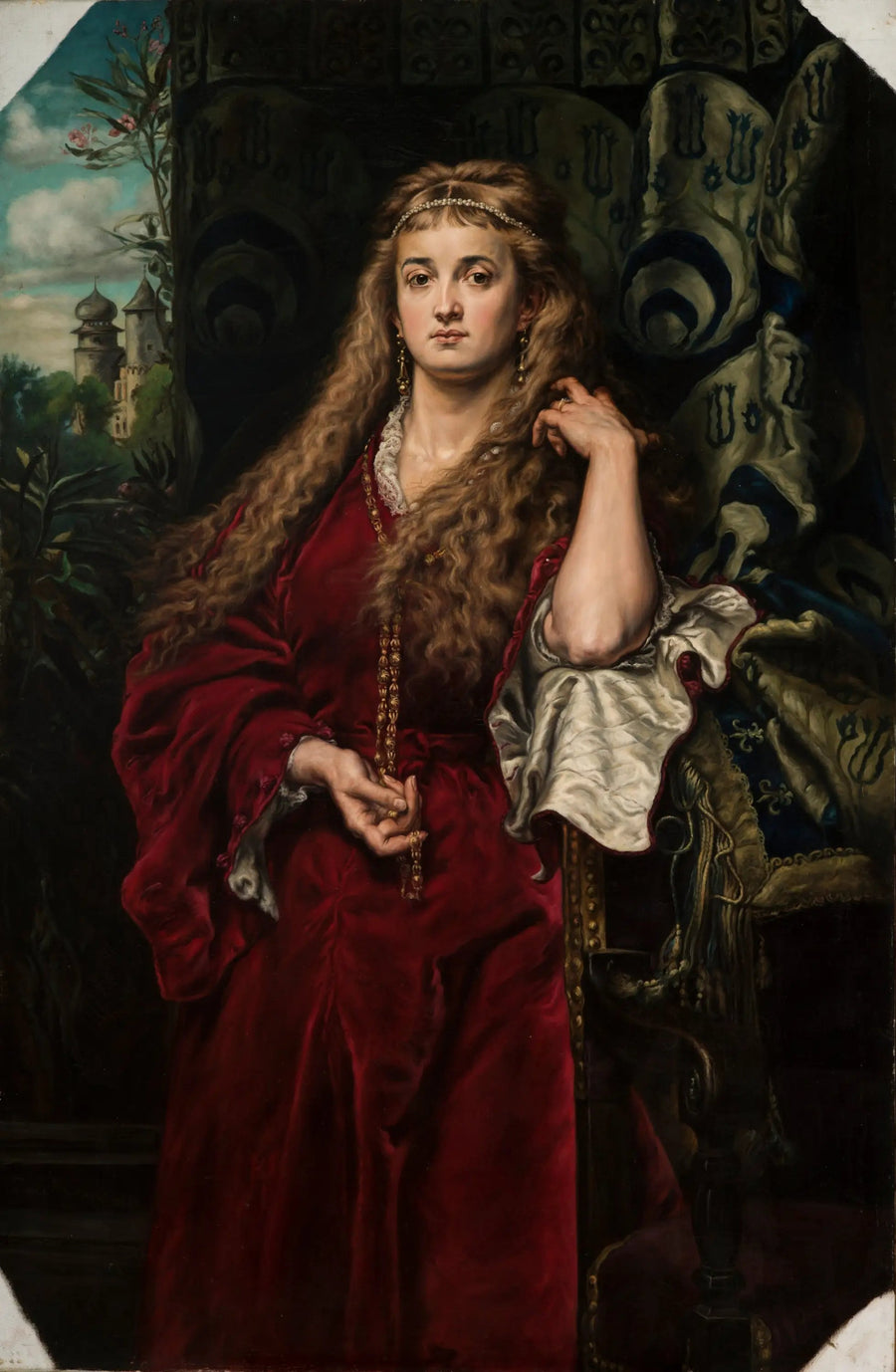 Das Mädchen des Burgherrn - Jan Matejko