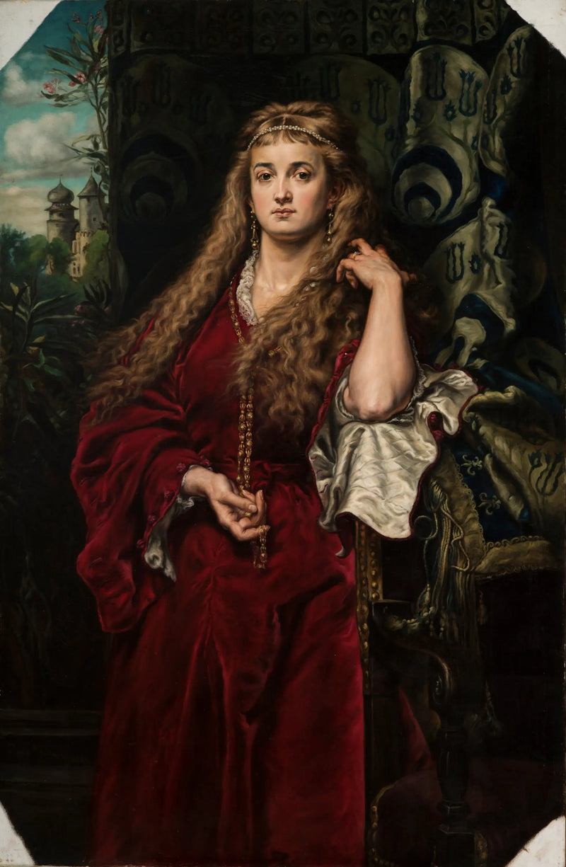 Das Mädchen des Burgherrn - Jan Matejko