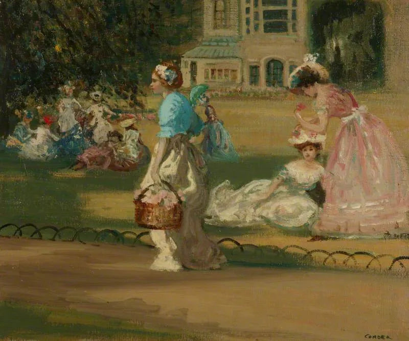 Das Mädchen des Gärtners - Charles Conder