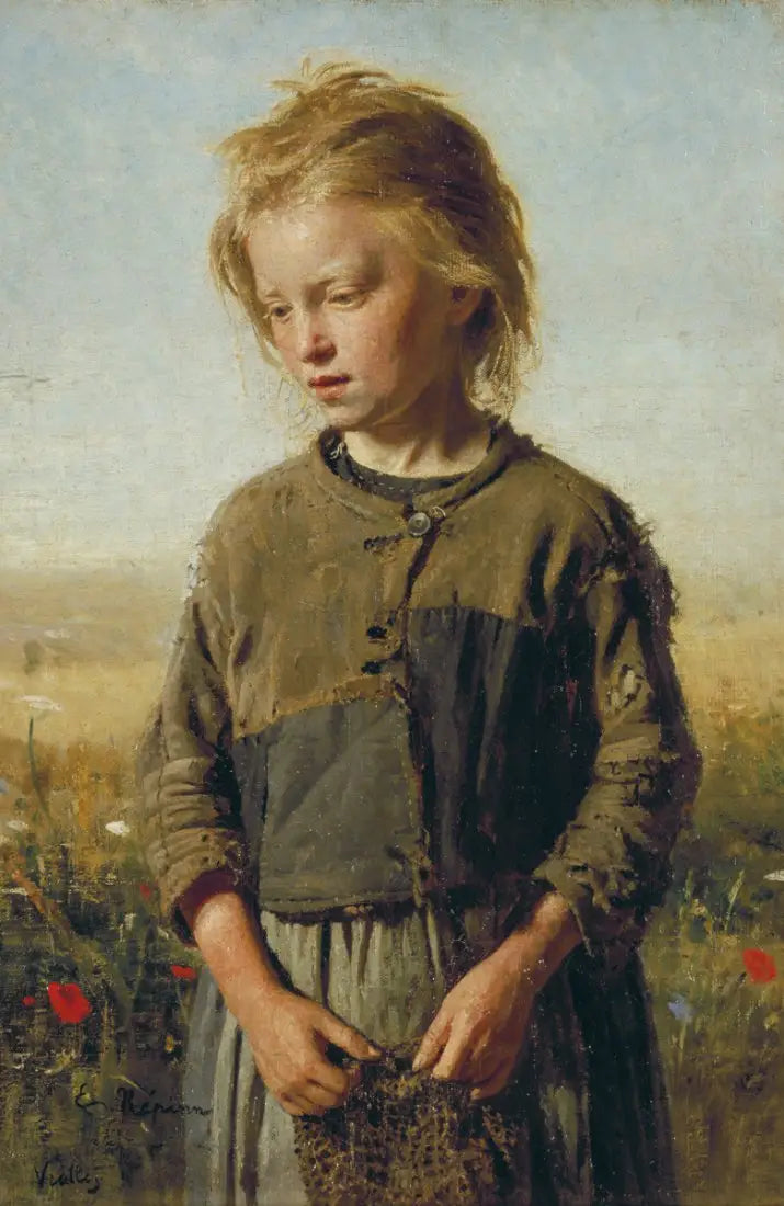 Das Mädchen des Fischers - Ilya Repin