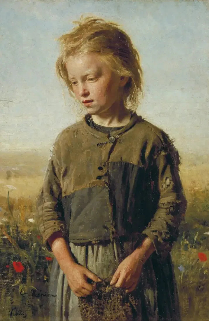 Das Mädchen des Fischers - Ilya Repin