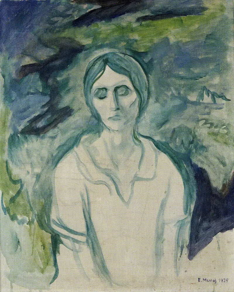 Das gothische Mädchen - Edvard Munch