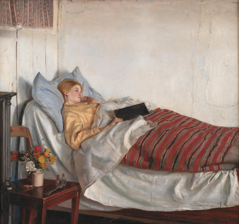 Das kranke Mädchen – Michael Peter Ancher