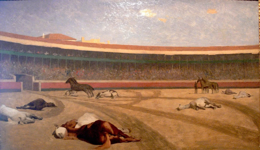 Das Ende der Stierkämpfe - Jean-Léon Gérôme