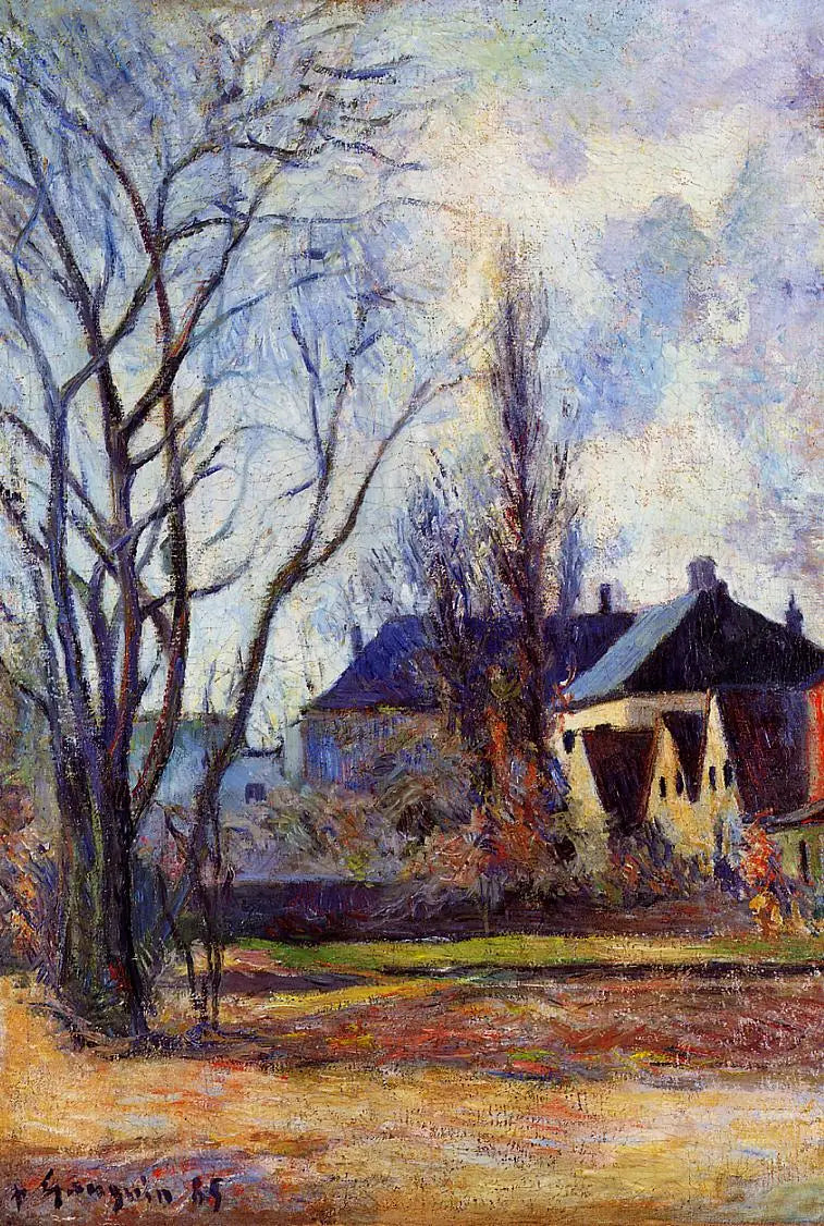 Das Ende des Winters in Kopenhagen - Paul Gauguin
