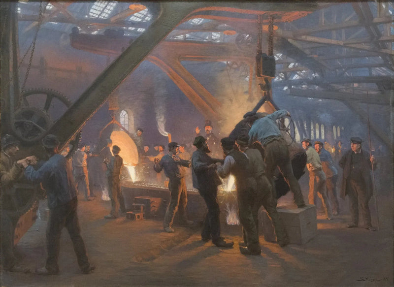 Die Eisenhütte, Burmeister und Wain - Peder Severin Krøyer