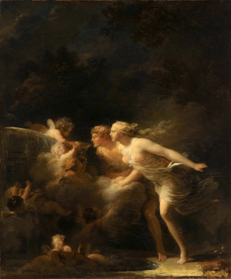 Die Liebesquelle - Jean-Honoré Fragonard