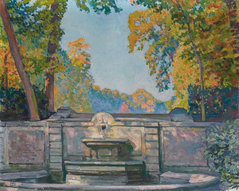 Der Brunnen - Théodore van Rysselberghe