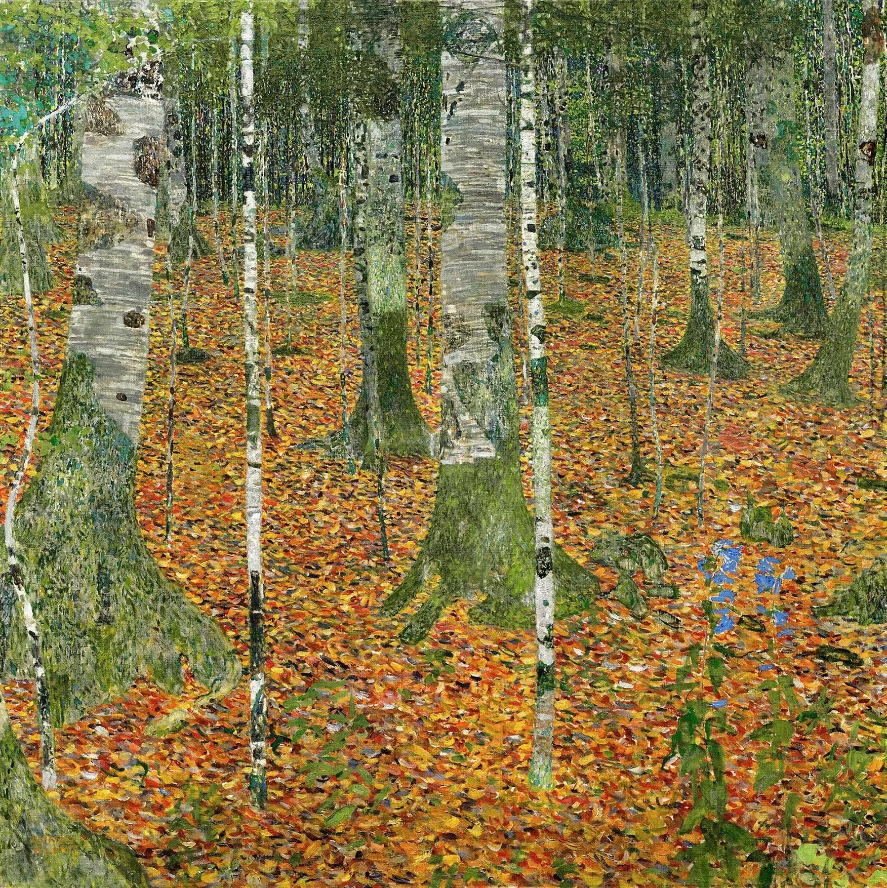 La Forêt de bouleaux - Gustav Klimt - Alpha Reproduction
