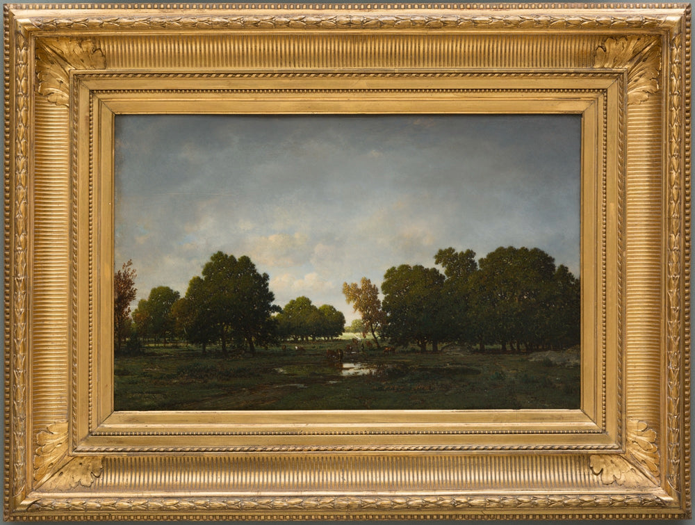 La forêt de Fontainebleau - Théodore Rousseau image 1 tableau peint à l’huile sur toile