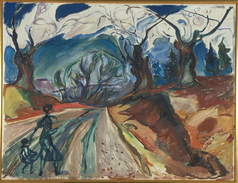 Der magische Wald - Edvard Munch