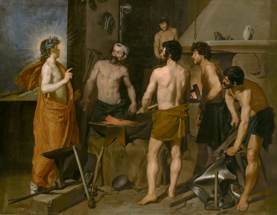 Die Schmiede des Vulkan - Diego Velázquez