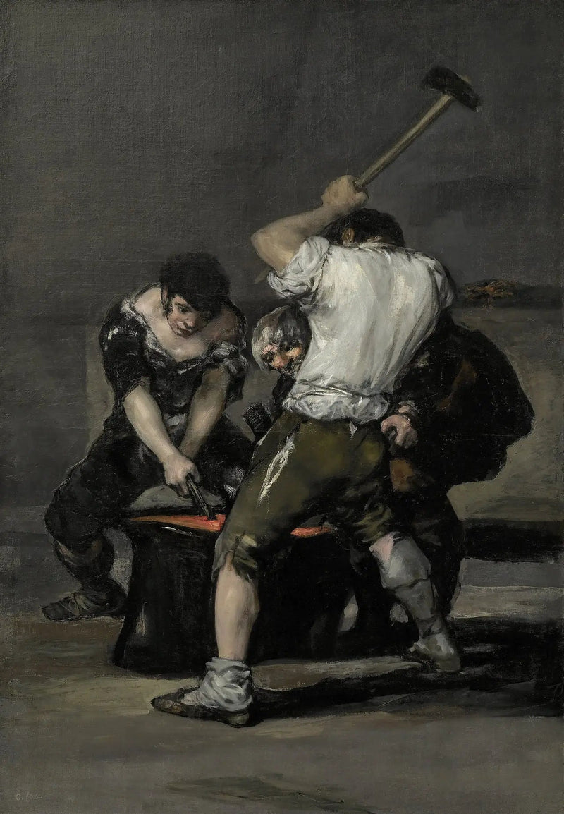 Die Schmiede - Francisco de Goya