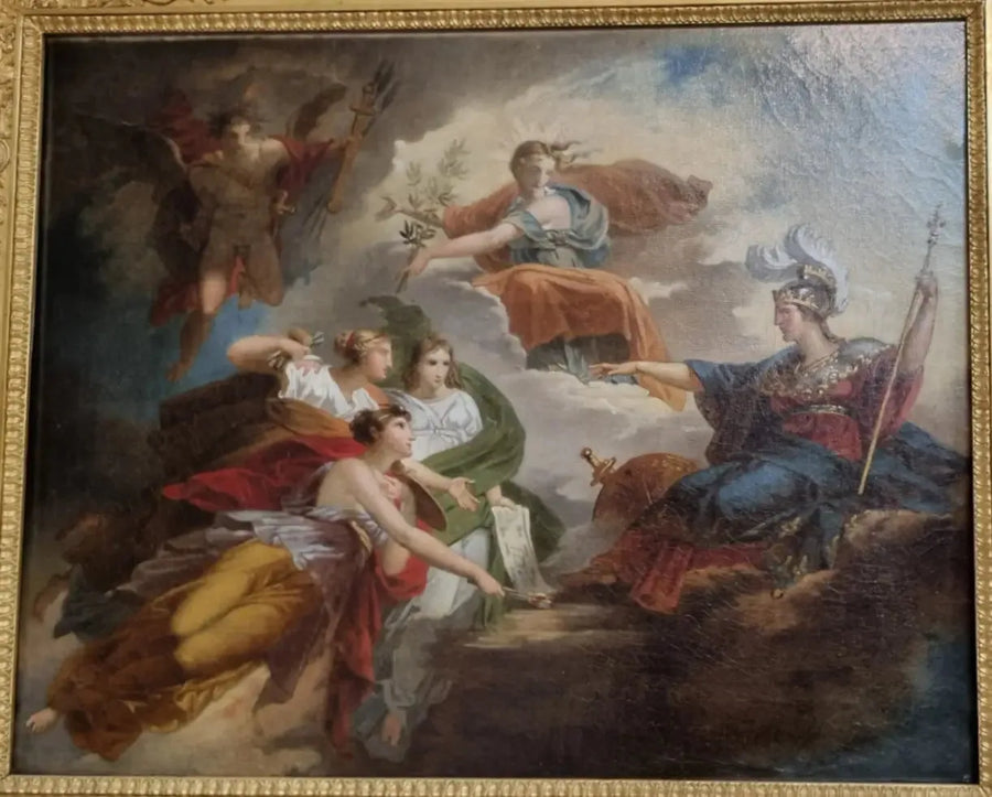 Frankreich, in Minerve, schützt die Künste - Charles Meynier